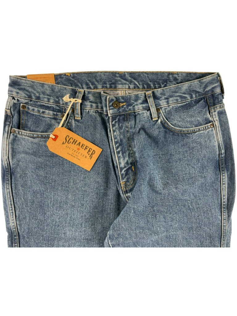 Schaefer Outfitter Jeans Ranch Hand Reserve Dungarees Denim Men's Size 38x34 New — image 4 of 6